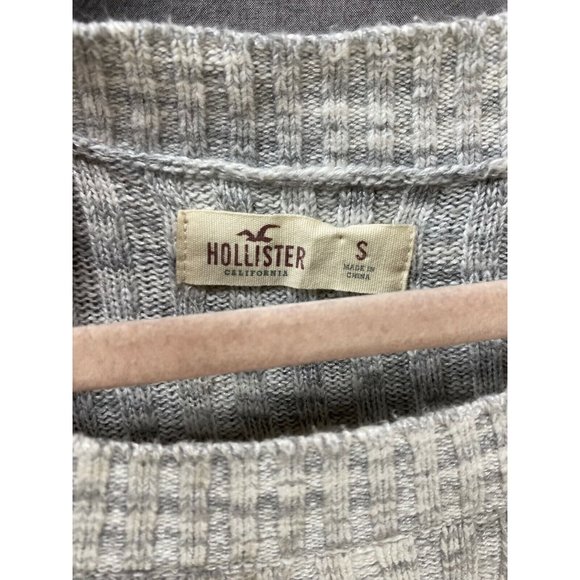 Hollister Sweater Womens Small Grey Round Neck‎ Long Sleeve Pullover Ladies. - Picture 4 of 8